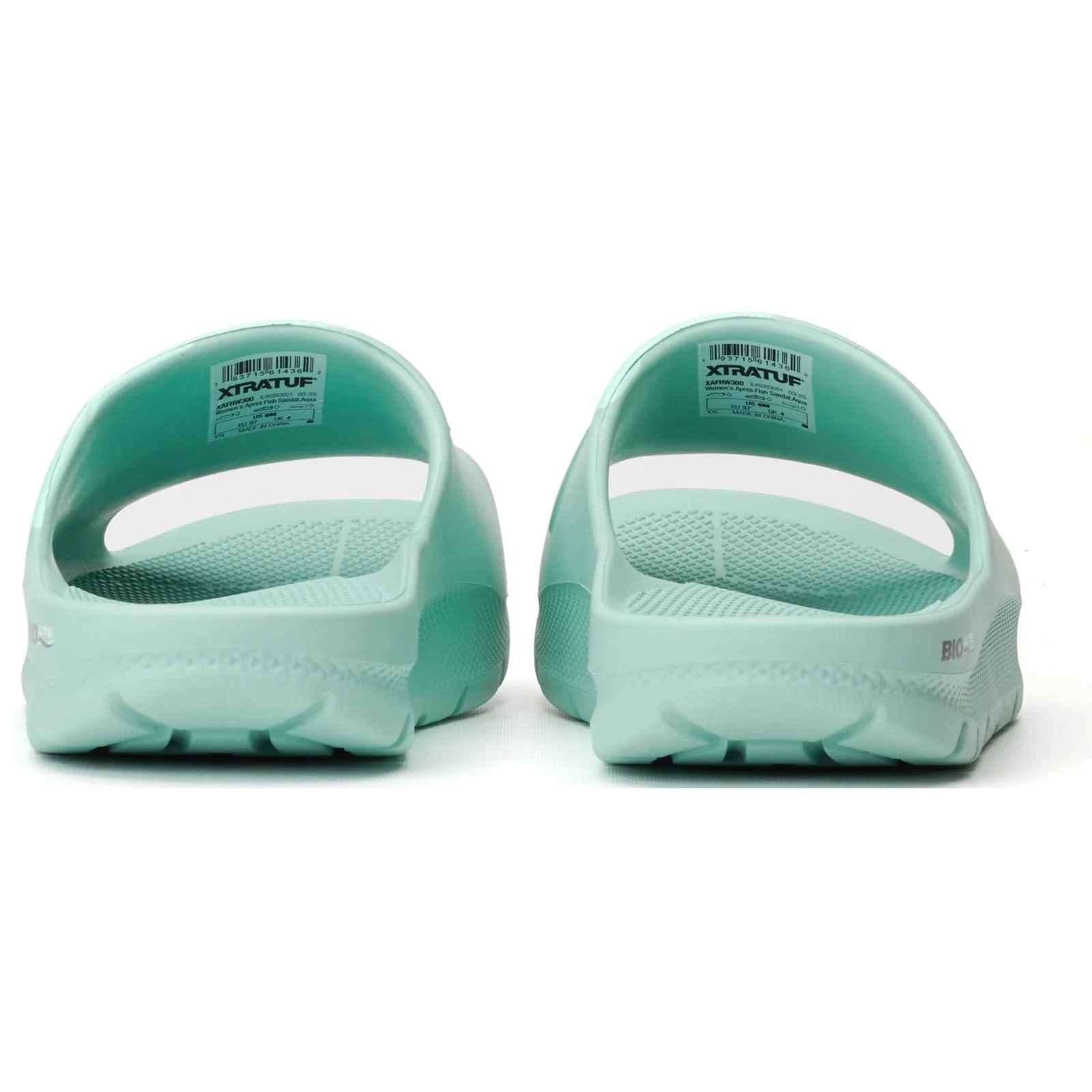 Xtratuf Womens Apres Fish Slide Aqua - Image 5