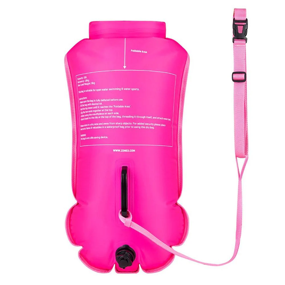 ZONE3 Swim 28L Recycled Safety Buoy Dry Bag - Image 2
